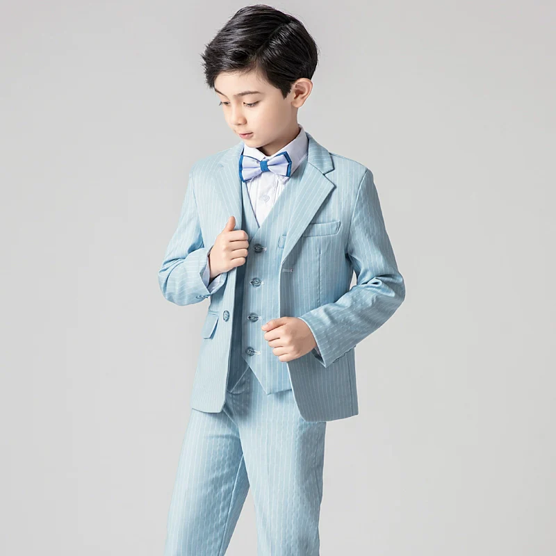 Boys' Elegant Vest Suit Set for Piano Performance & Autumn - Image 10