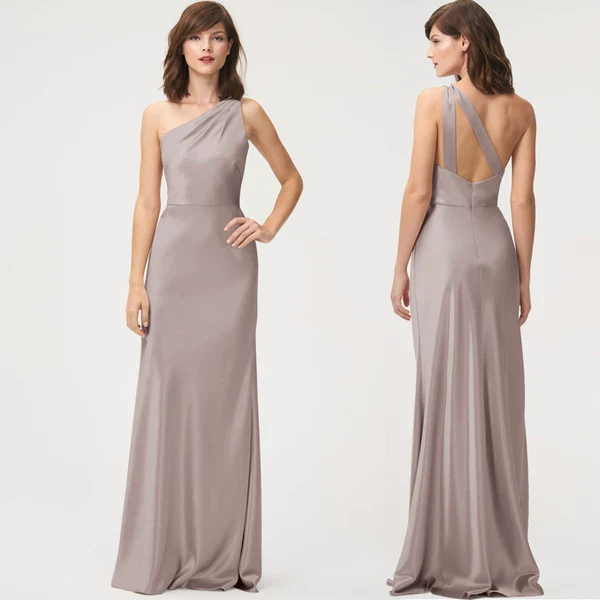 Bridesmaid Satin Dress - Image 3