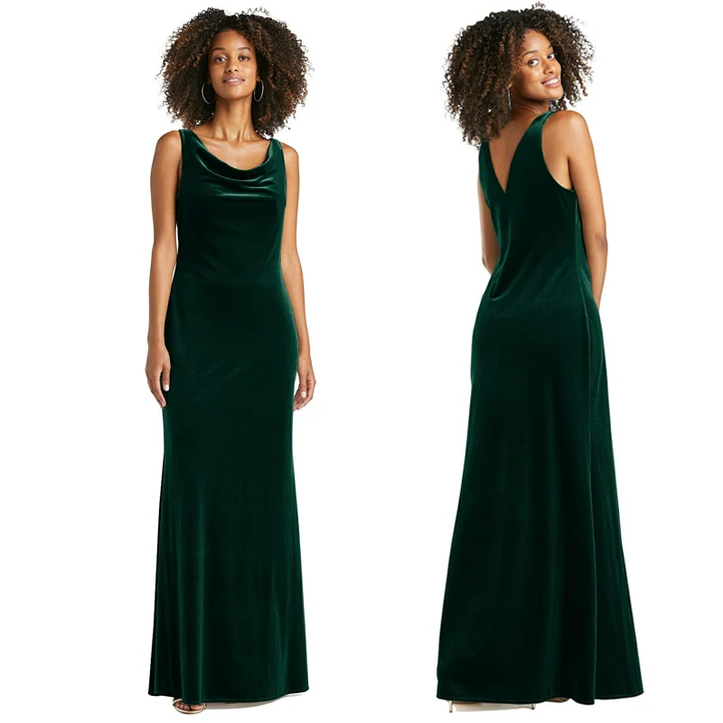 Demi-Season Bridesmaid Dress - Image 2