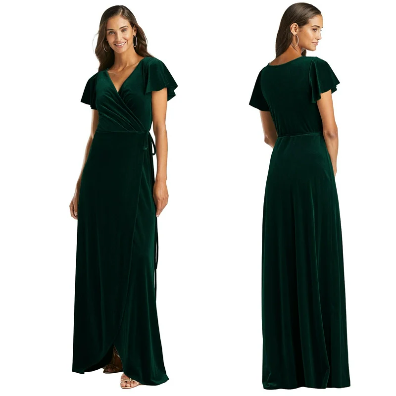 Demi-Season Bridesmaid Dress - Image 9