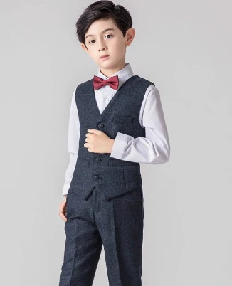 Elegant Boys' Performance Suit: Noble Cut, Flower Boy Costume Set - Image 2
