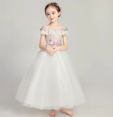 Elegant Flower Girl Dress: Children's Wedding & Performance Gown - Image 4