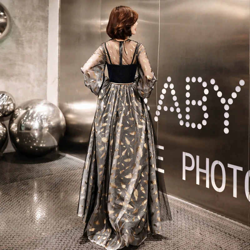 Elegant French Style Evening Dress - Image 3