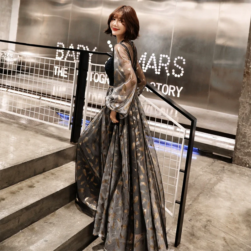 Elegant French Style Evening Dress - Image 4