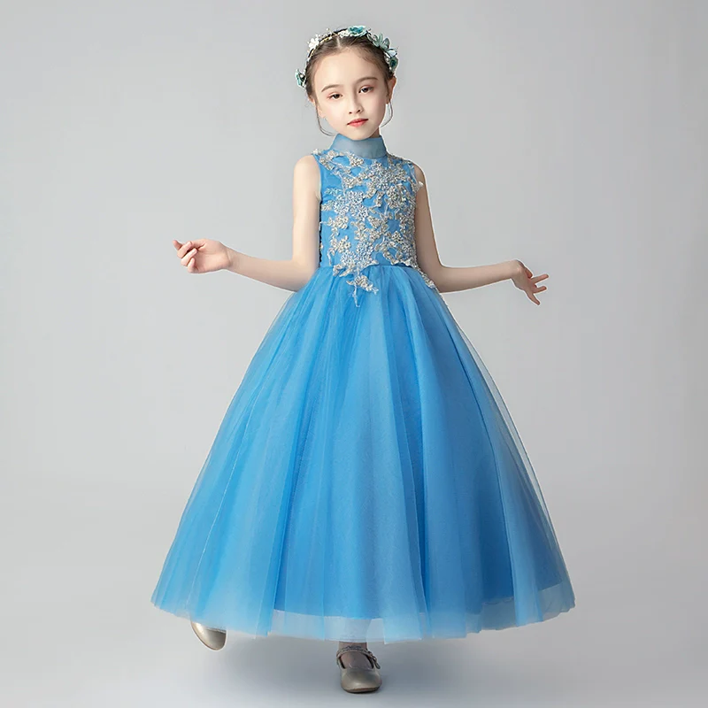 Elegant Kids Princess Evening Gown for Piano Performance & Weddings - Image 3
