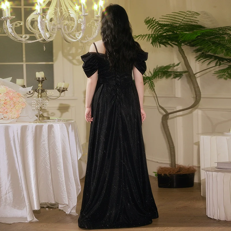 Elegant Open Shoulders Evening Dress - Image 3