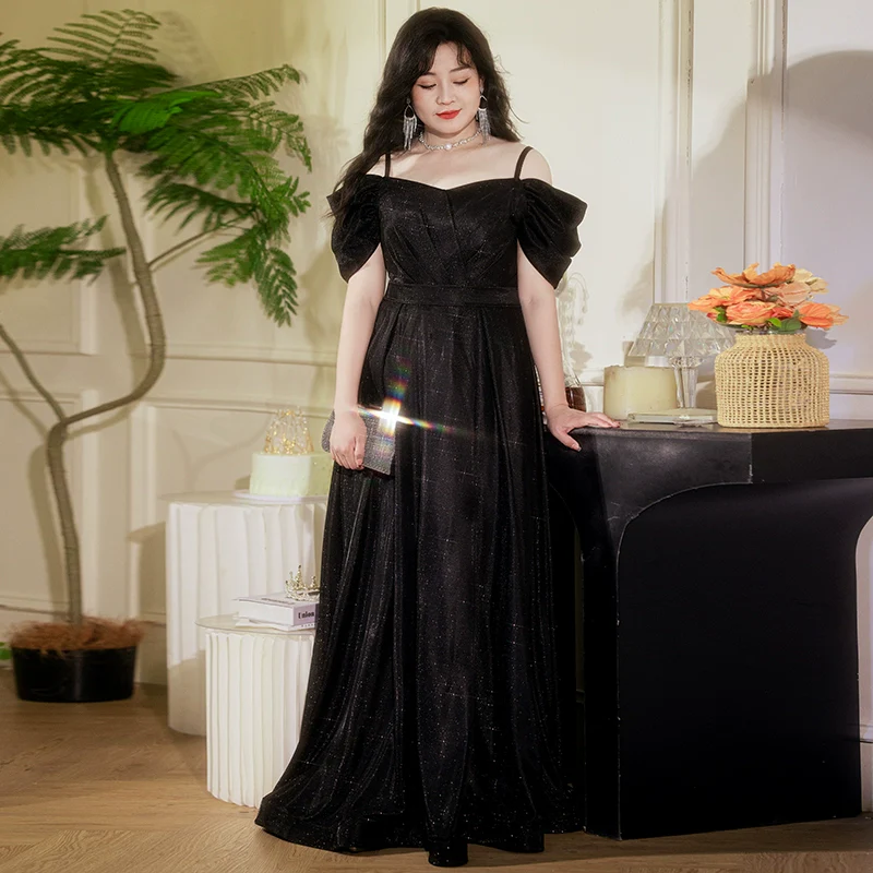 Elegant Open Shoulders Evening Dress - Image 4