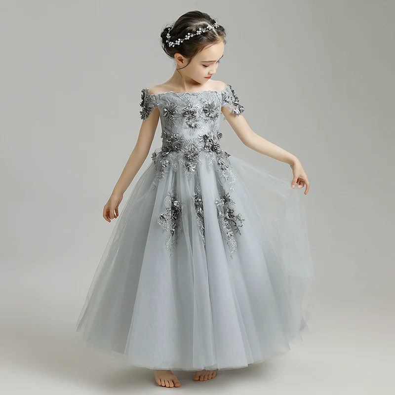 Elegant Princess Wedding Gown: Luxurious Long Evening Dress for Special Occasions - Image 3