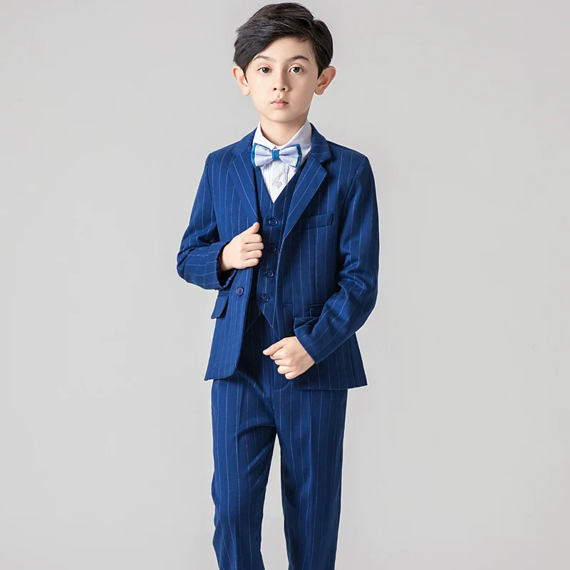 Elegant Vest Suit Set: Boys' Piano Performance & Flower Boy Outfit - Image 7