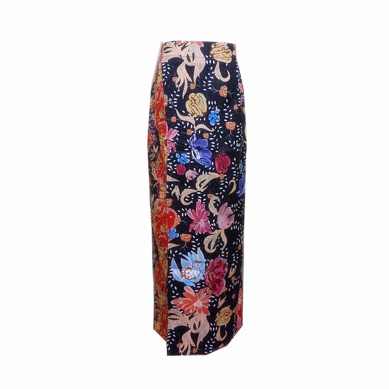 Embroidered Top and Hip Accent Skirt - Image 3