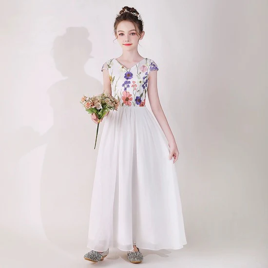 Flowered Princess Dress - Image 3