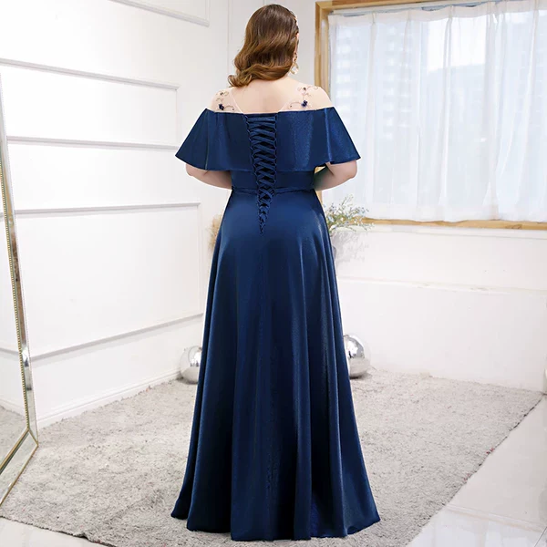 French Style Plus Size Evening Dress - Image 4