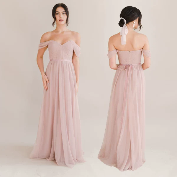 Fuchsia Bridesmaid Dress - Image 3