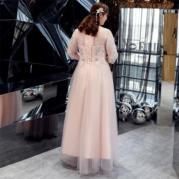 Fuchsia Bridesmaid Evening Dress - Image 3