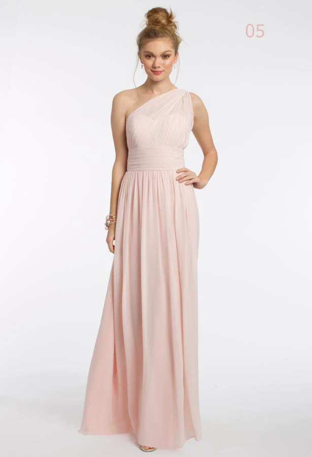 Fuchsia Long Bridesmaid Dress - Image 9