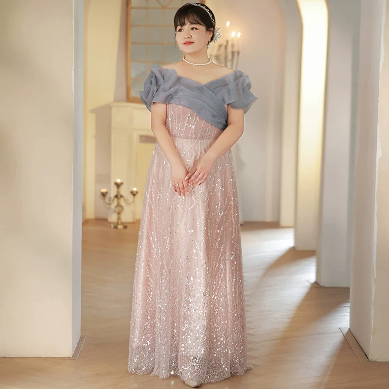 High-End Fitted Evening Dress
