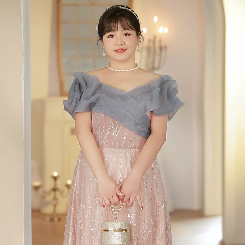 High-End Fitted Evening Dress - Image 2