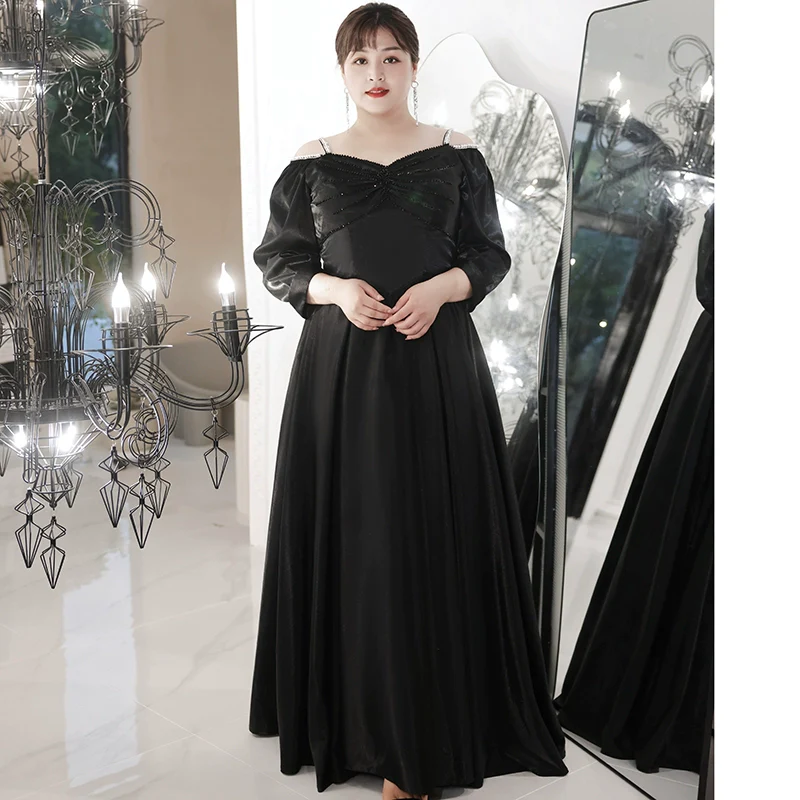 High Quality Black Evening Dress - Image 6