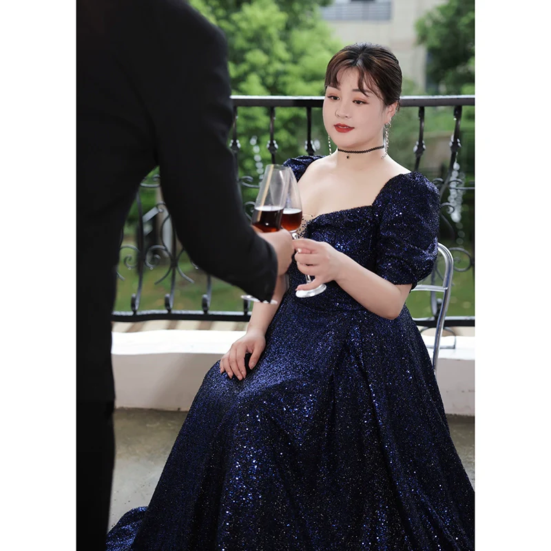 New Evening Dress Fat MM High End Art - Image 5