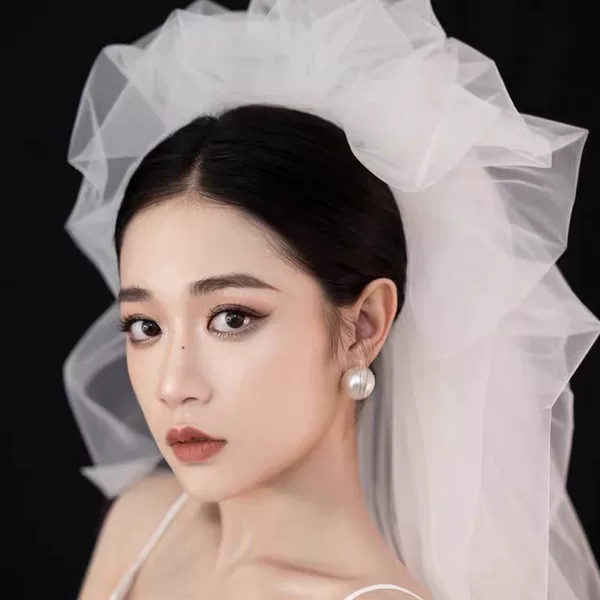 Retro Long Hair Accessory for Bride - Image 3