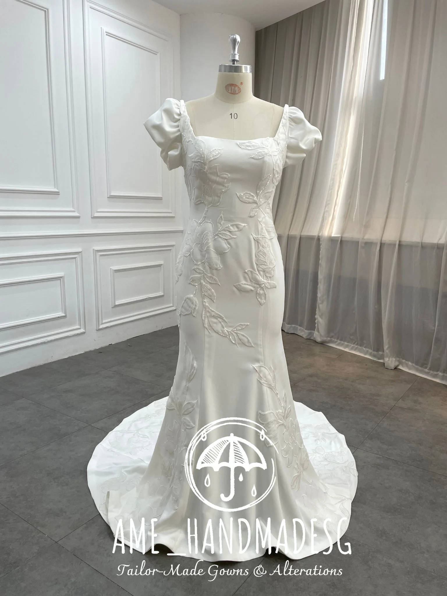 Timeless Poise — A Contemporary Lace Bridal Gown - Image 2