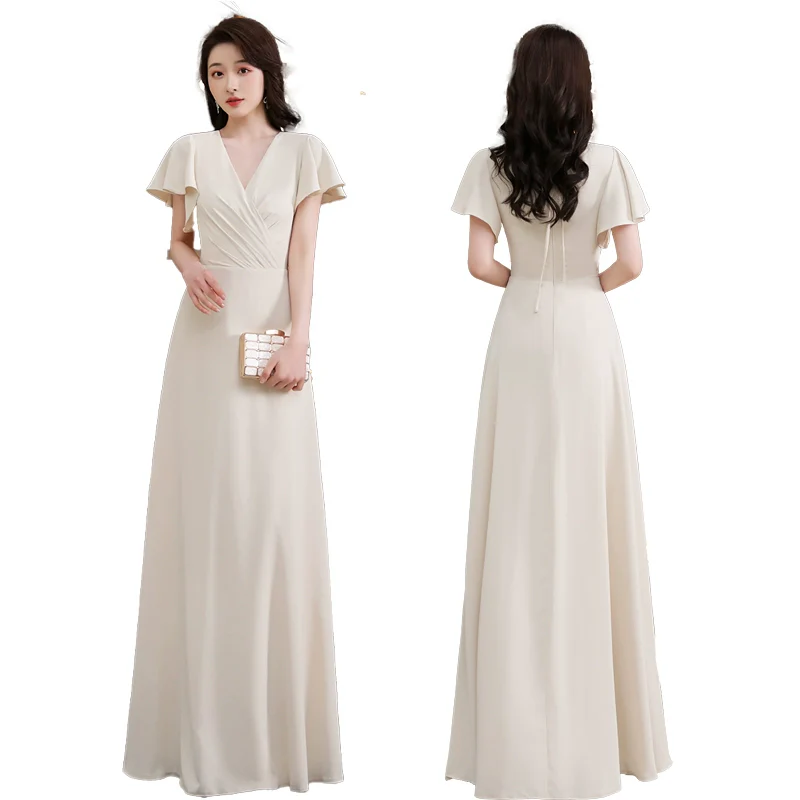 Summer Bridesmaid French Style Plus Size Dress - Image 10