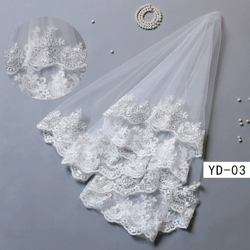 Wedding Korean Short Veil - Image 19