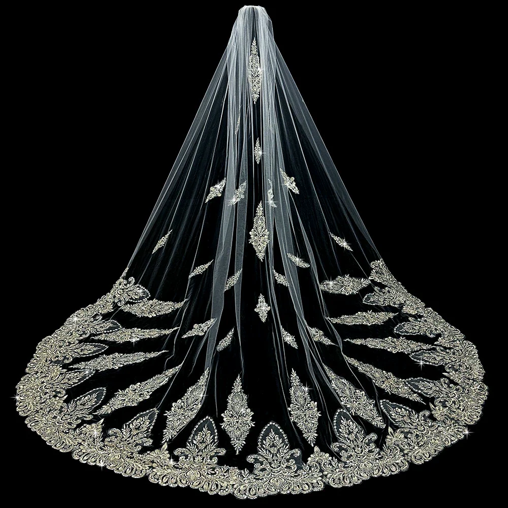 Wedding Veil Beaded Embroidery - Image 7