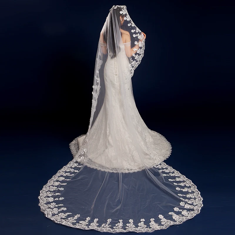 White Wedding Veil